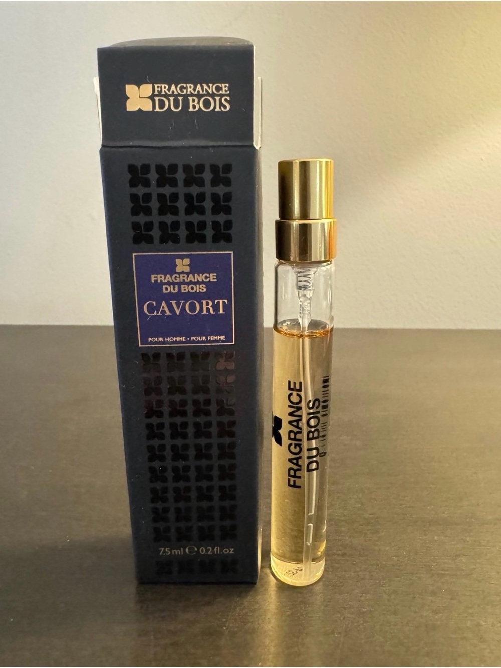 Fragrance du Bois Cavort Pour Homme Travel Spray 7.5 ml .24 oz NIB